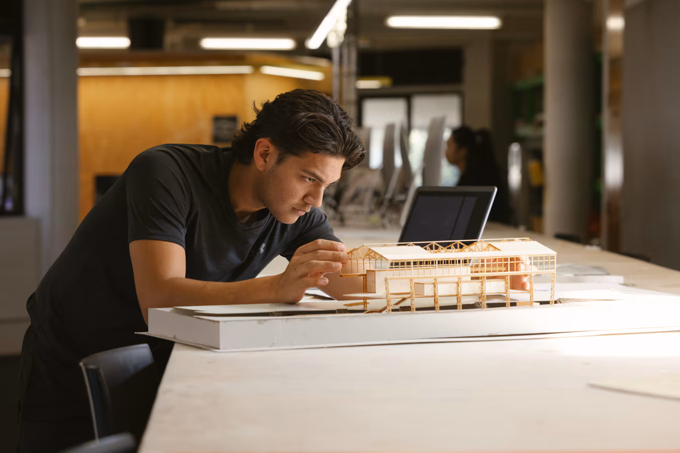 Architect at Work on Sustainable Design